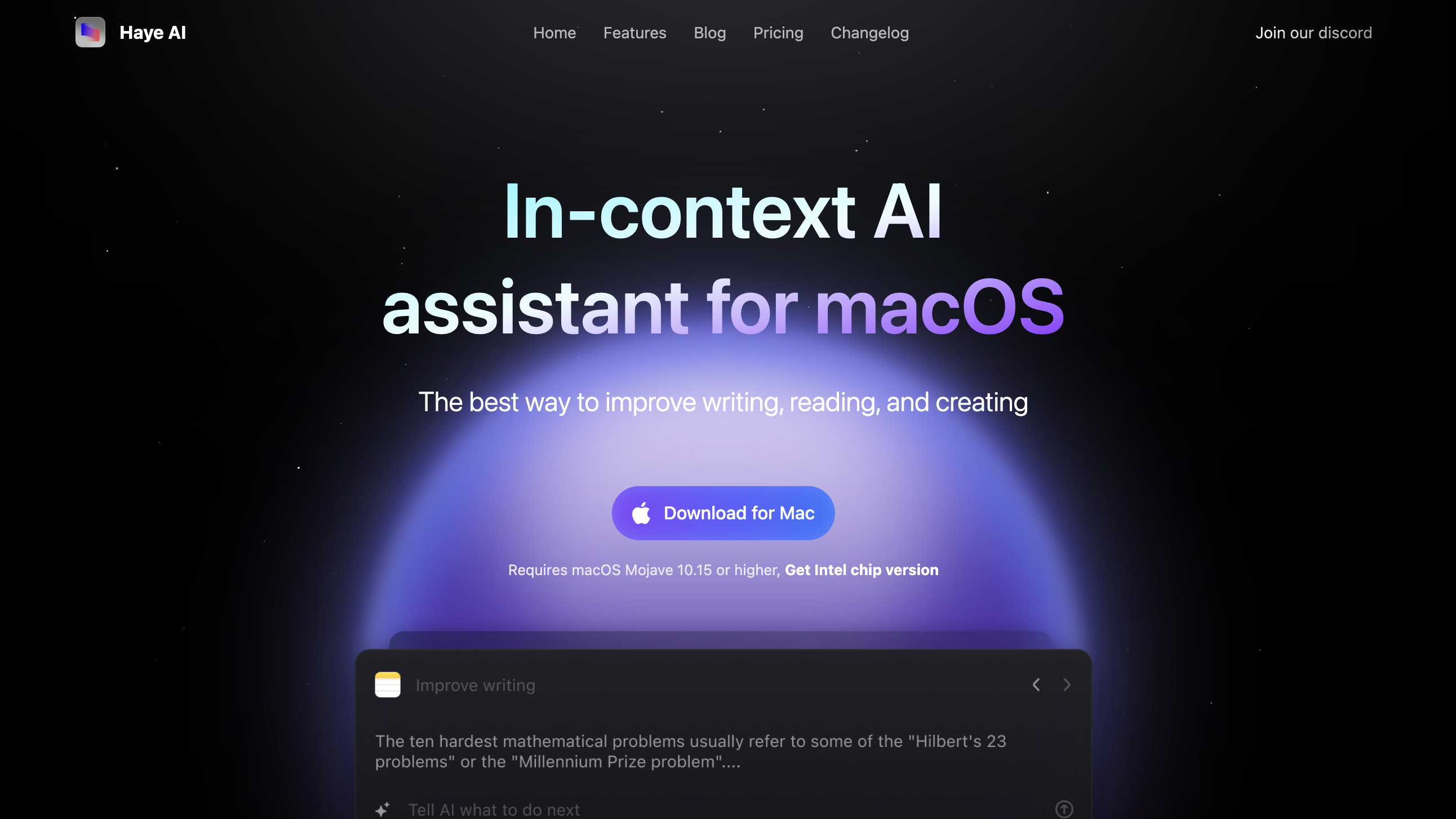 Getting Started with Haye